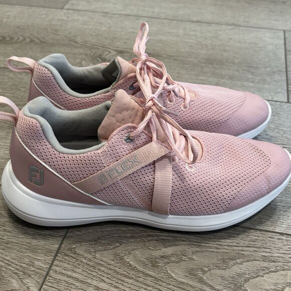 FootJoy Shoes - Footjoy Flex Golf Shoes Women’s Pink White 95730 Size 9 Casual Spikeless Comfort